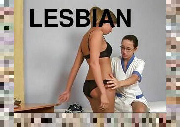 Lesbian doctor and hot patient