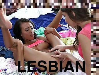 lesbo-lesbian, teini, kova-seksi, pornotähti, ruskeaverikkö