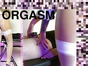 orgasme, strømpebukser, sluge, slave, strømper, sperm, hanrej, elskerinde, hvid, femidom