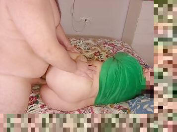 estilo-cão, gordo, cona-pussy, amador, mulher-madura, mãe, penetração-de-braço, bbw, excitante, fudendo