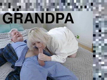 Annie Archer And Jay Crew - Gives Stepgrandpa A Helping Hand