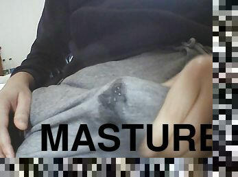 CUMMING through my tracksuit. PRECUM load