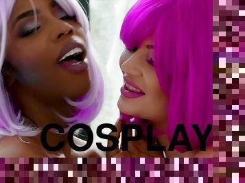 Crazy For Cosplay Hot Lesbian Sex