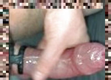 Wet UNCUT phimosis cock play in the morning!