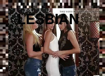 Aj applegate, celeste star and kimmie granger lesbian threesome