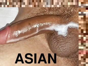 asiatique, énorme, ejaculation-sur-le-corps, gay, branlette, compilation, ejaculation, massive, solo, minet