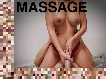 Quick CUMSHOT massage DICK Hand Job after Wake up Amateur Couple 4K noface teen