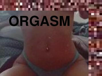 Teen has mini orgasm
