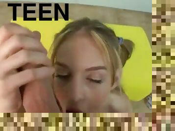 Anal blonde teen