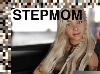 store-pupper, mor-og-sønn, eldre, milf, tenåring, latina, mamma, fantasi, pupper