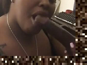 Mz tongue action best ebony ghetto sloppy toppy