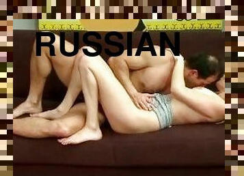 Sweet Russian Passionately Rides Penis