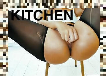 Will you help me cum in the kitchen?