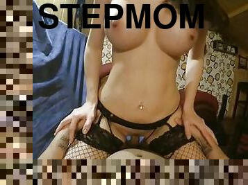 Hot step mom wanted to have sex with me while  my dad was at work!