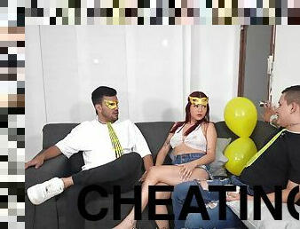 Engao de ano nuevo: despues de la fiesta de ano nuevo marido se queda borracho y amigo termina comiendose el concho de su mujer - cheating amateur ...