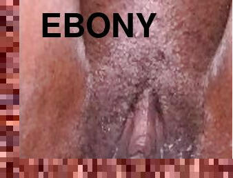 Ebony squirting fuck