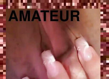 clitoris, masturbaatio, pillu-pussy, vaimo, amatööri, milf, kotitekoinen, latino, meksikolainen