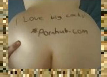 White FAT Ass loves Big cocks!