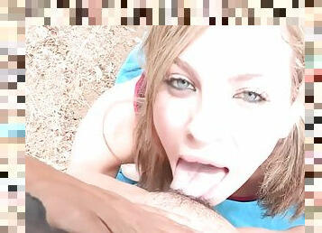 Anal 21 year old girl gets ass fucked on the street after anal in the car