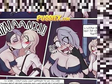 LOONA and CHARLIE from HAZBIN HOTEL have LESBIAN SEX