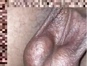 masturbation, amateur, énorme-bite, ados, solo, boules, rasé, bite