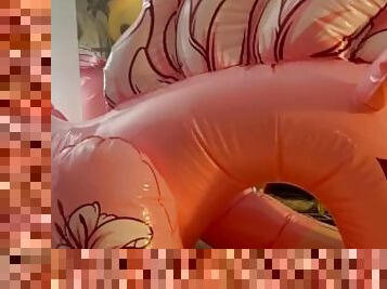 Furry fucks his inflatable