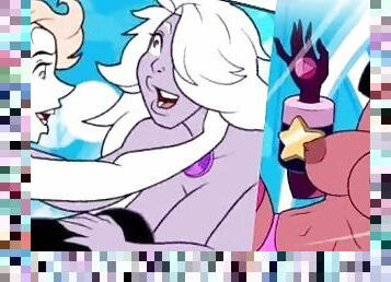 The Crystal Gems Getting To Horny - Diamond Jewels vs. The Ice Cunts