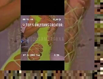 ????SLO STEAMY ????SEXY HOT NEON FISHNET ????BABE TEASING FOR ONLYFANS?????????