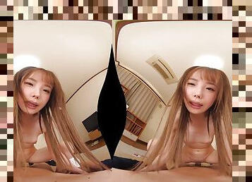 Shameless asian whore breathtaking VR scene