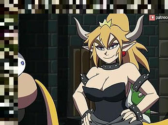 Bowsette and Mario - up
