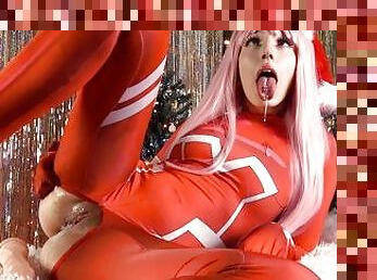 Tight pussy creampie for cosplay Zero Two Helly_Rite