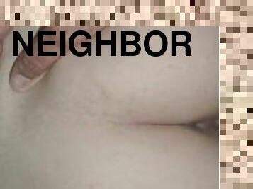 Backshots from my horny neighbor