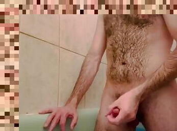 bañando, papá, peluda, enorme, masturbación, amateur, chorro-de-corrida, polla-enorme, gay, paja