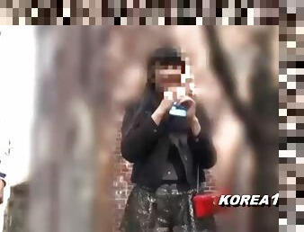 Sexy korean girl filming jav in japan