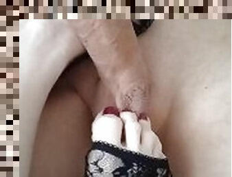 umm, these sexy toeless socks ...