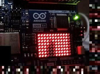 Bad Apple! on Arduino R4 LED matrix 12x8 XXX
