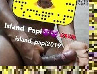 Huge cumshot from my trini dick????????