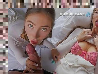 STEPSISTER ?? makes her FIRST BLOWJOB ???? - EmiliaBunny