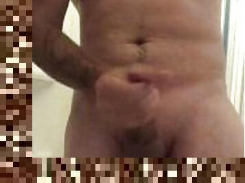 southern hunk blows his load in shower
