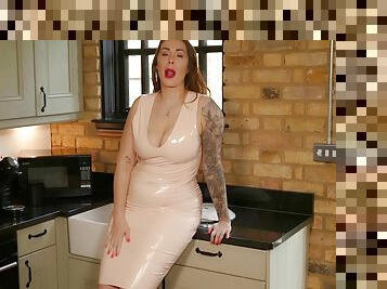 Step Mother Fantasy In Latex I Want You To Wank Your Cock While I Tease You And Then You Eat My Pussy Fantasy