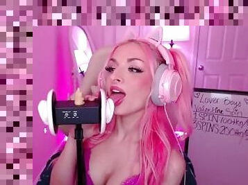 ASMR Stepsis Licks your Ears Lingerie to Nude... Onlyfans ASMR