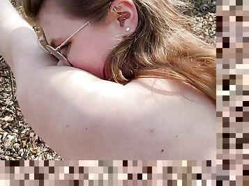 18yo German Teen fucked first time Outdoor