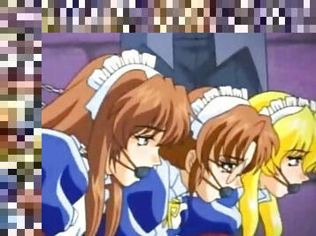 Mr Dreds maids prepare for a party where they will entertain the crowd with a sexy show - Hentai Pros