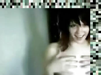 Little boobs cutie on webcam