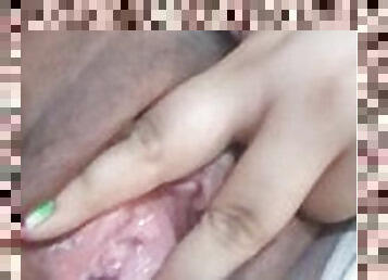 perä, clitoris, masturbaatio, hirviö, pillu-pussy, teini, latino, arabi, sormettaminen, pov