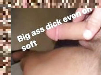 Chris Britt massive white cock even on soft