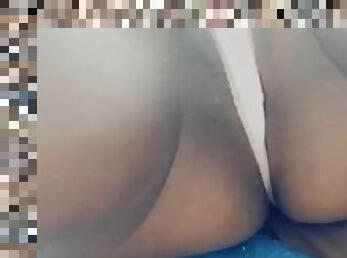 masturbácia, orgazmus, amatérske, ebony, milfka, hračky, nohavičky, sólo