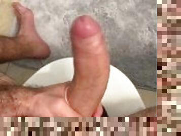 Big XXL Uncut Dick Jerking