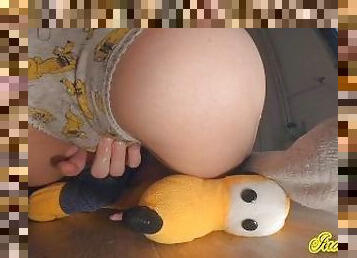 CloseUp Humping Plushie & Piss on this