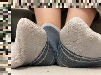 Pov Smelly socks in your face